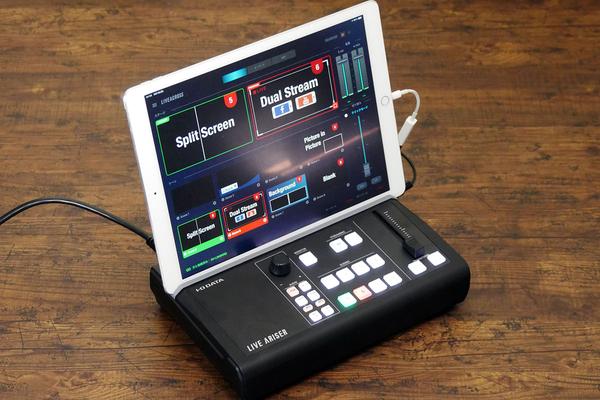 PC不要で合成も! iPad連動ストリーミングBOXで手軽にウェビナー/ゲーム配信