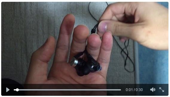 "How to tie it" in the finished earphone code in just 30 seconds