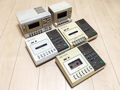 1980年代前半にFDDよりも安くて手軽に使えた「データレコーダー」 ～NEC製品編～