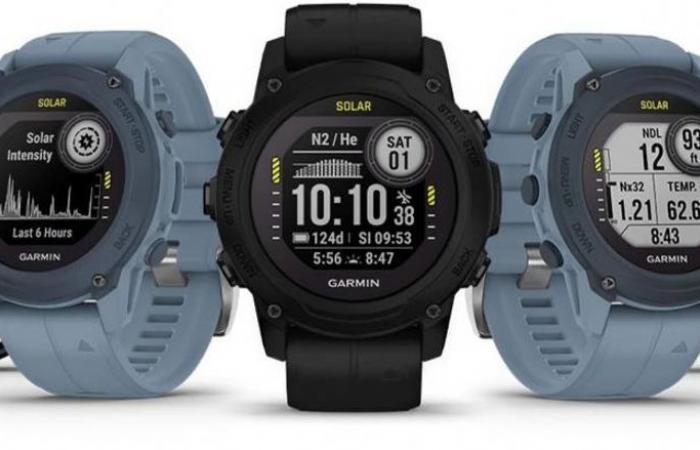 For diving enthusiasts, a new smartwatch from “Garmin”