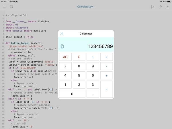 I want to use Python on iPhone/iPad -Let's start pythonista