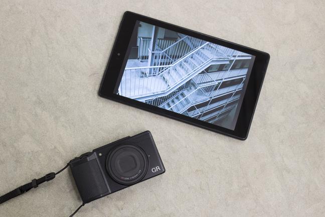 My correct answer was photo management.Try using the new Fire HD8 as a photo album