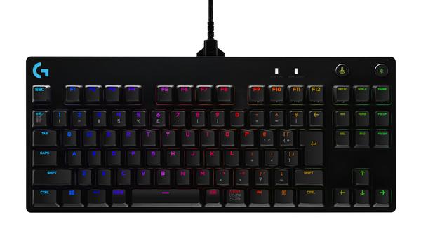 ロジクール、着脱式ケーブル採用の「PROゲーミングキーボード」にリニア/クリッキー軸モデル