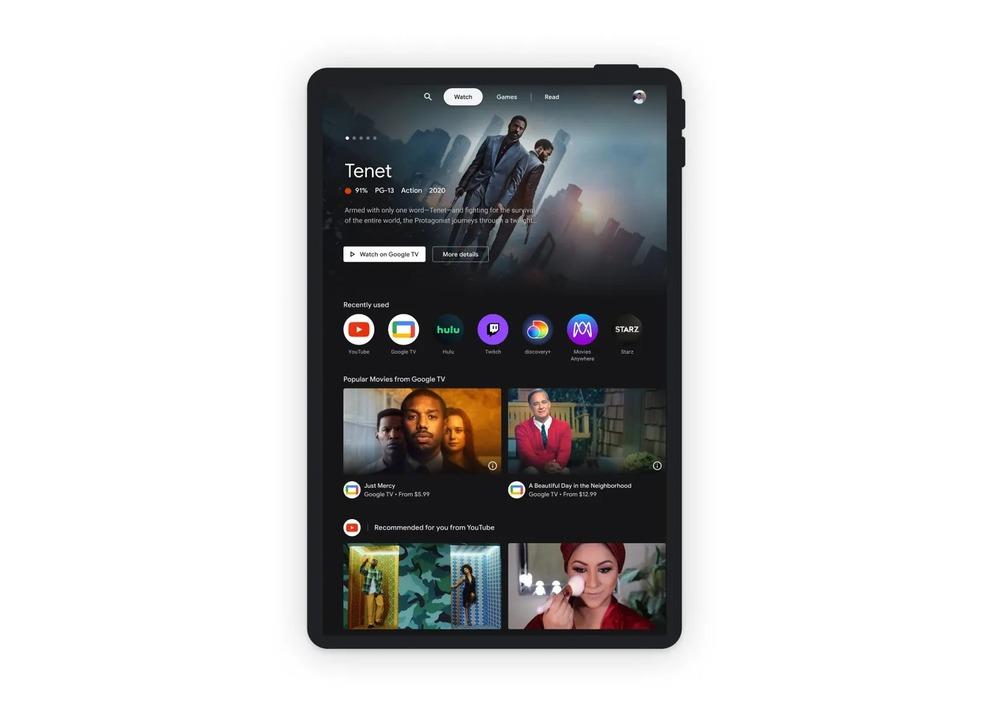 AndroidタブレットでGoogle TVのような体験が可能に