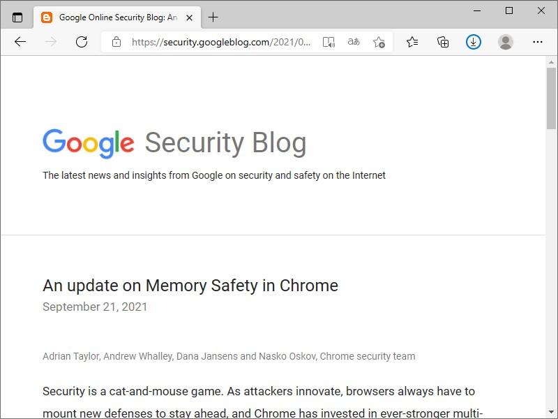 How to remove memory -related vulnerabilities from "Chrome"?~ Google explains its initiatives