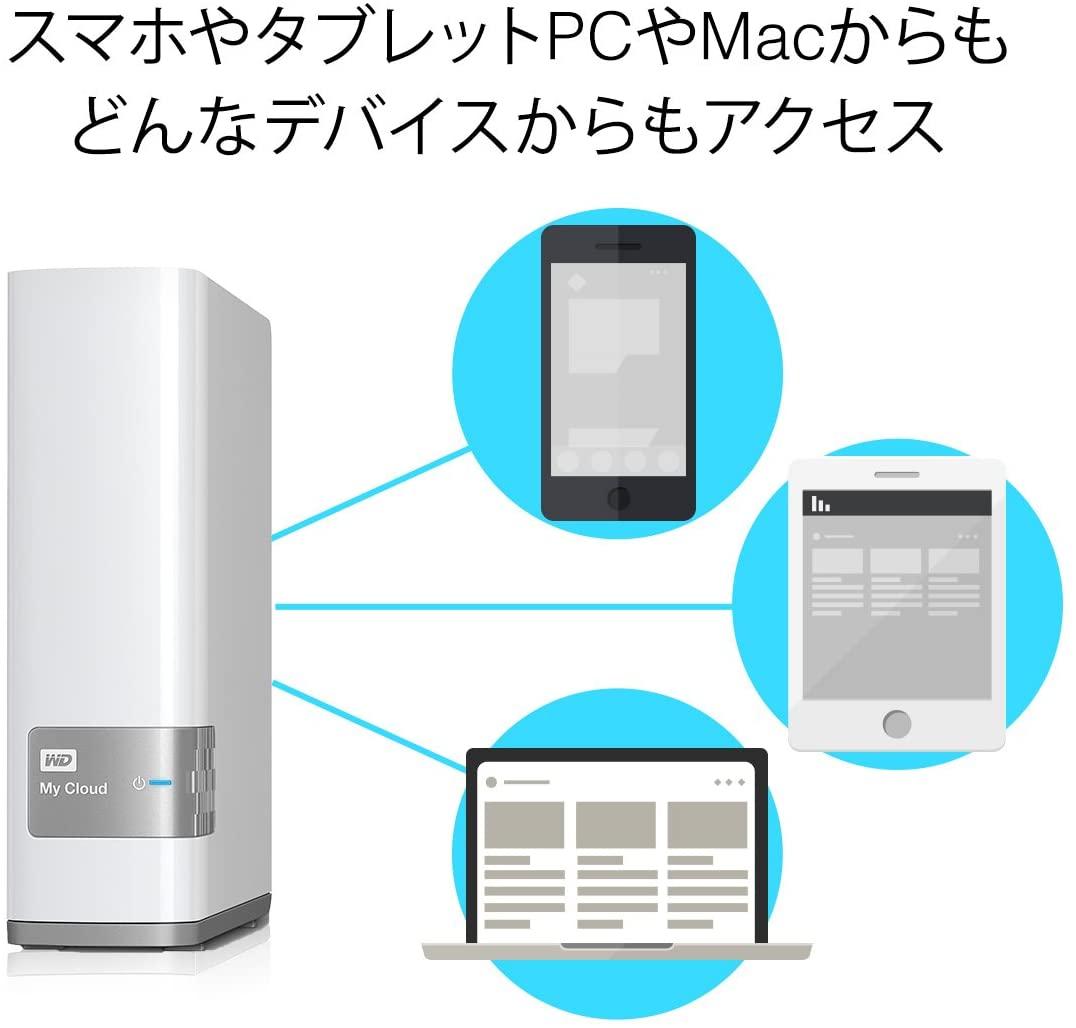 スマホやタブレットにも対応するNAS、WD「WD Cloud」 
