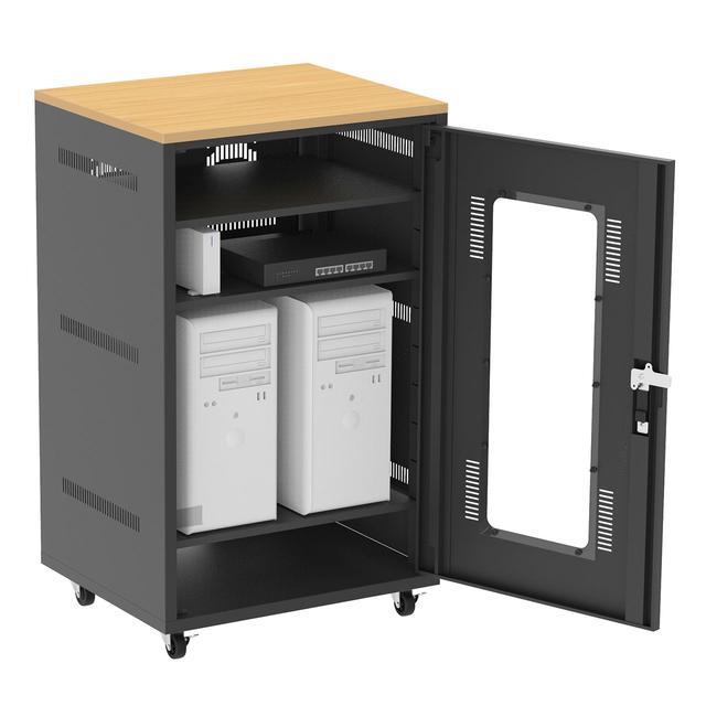 Released a storage box with doors that are convenient for storing NAS, routers, LAN hubs, etc.