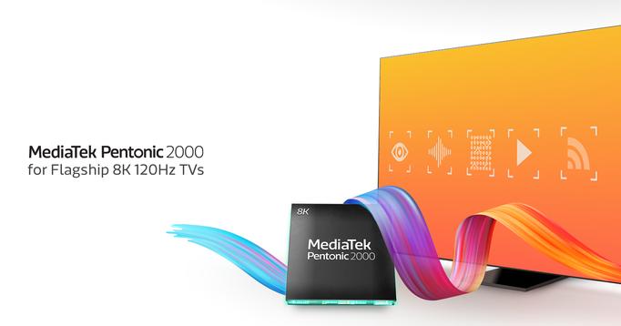 MediaTek announces 8K/120Hz smart TV chip "Pentonic 2000". Adopted products are scheduled to appear in 2022