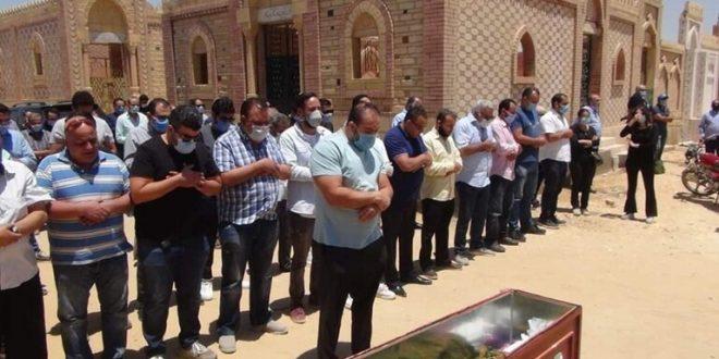 The absence of artists at the funeral of Hassan Hosni in the family graves on the Fayoum Road (Tire)