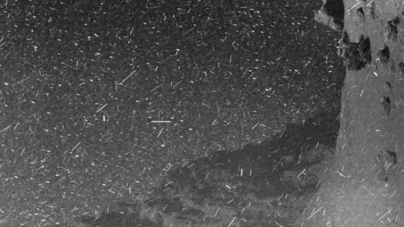 Thank you, Rosetta.Video of the surface of Comet Churumov Gerasimenco, which was taken before the collision accident