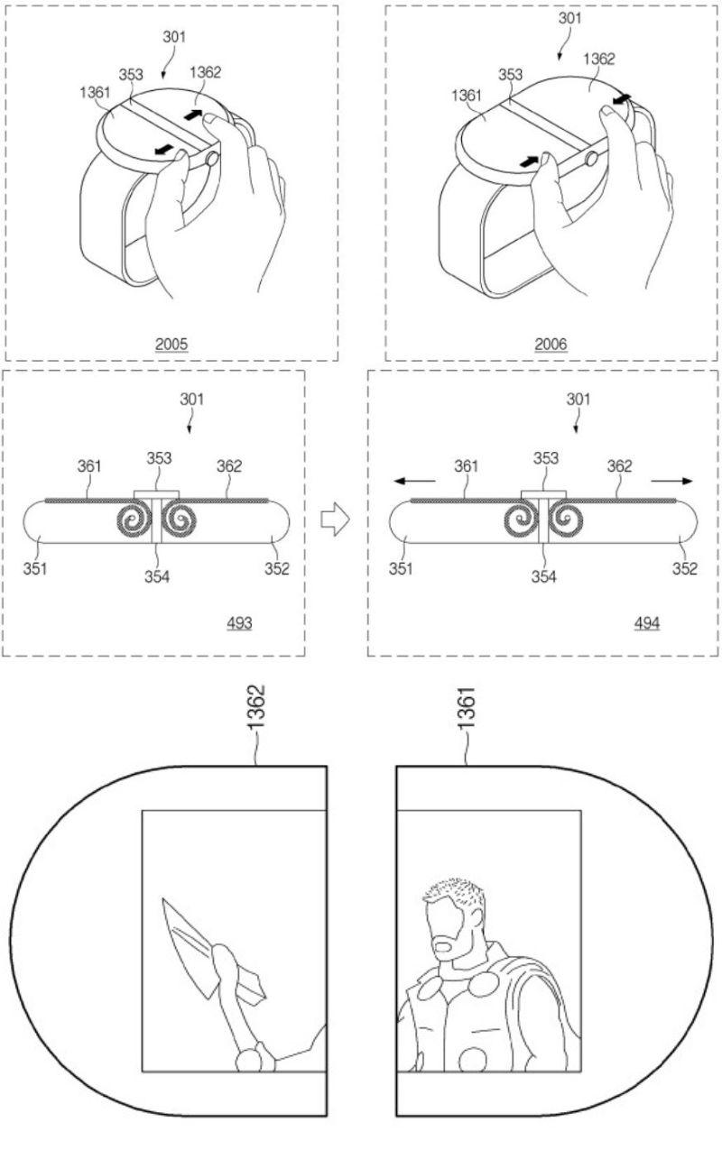 折りたたみスマホのサムスンから変形するスマートウォッチの特許（ギズモード・ジャパン） 