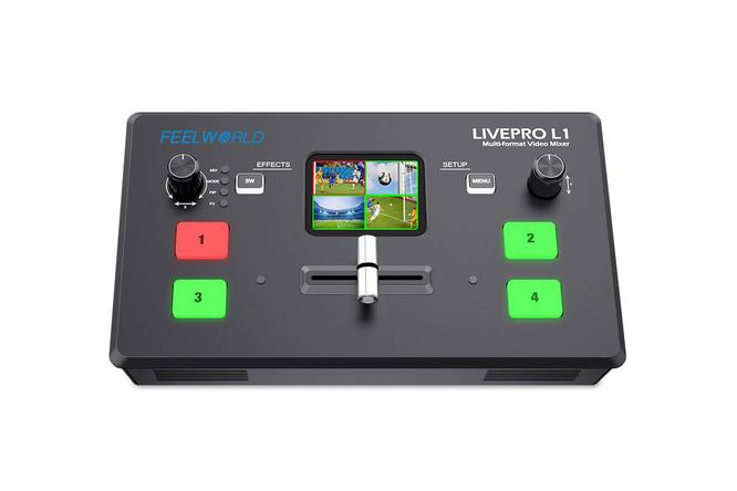 KPI、FEELWORLDのミキサー&スイッチャー LIVEPRO L1を発売