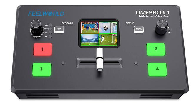 KPI、FEELWORLDのミキサー&スイッチャー LIVEPRO L1を発売 