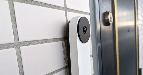 Doorbell made by Google, I tried using it on the wall for rent