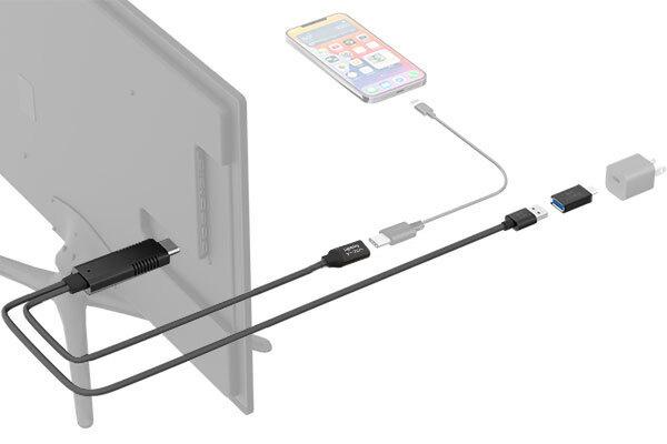アスキーストア's セレクション iPhoneの映像を大画面TVで見れるアダプター「LIHA05」！ USB Type-C接続用（2月上旬発売） 
