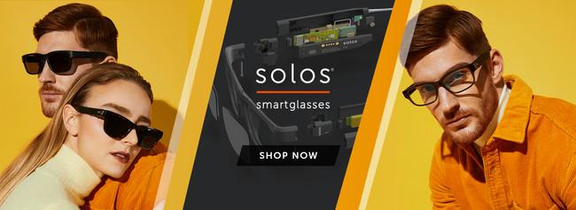 ハンズフリーに通話や音楽再生ができるスマートグラス『Solos smartglasses AirGo2』がグラスファクトリーから本日発売 企業リリース  