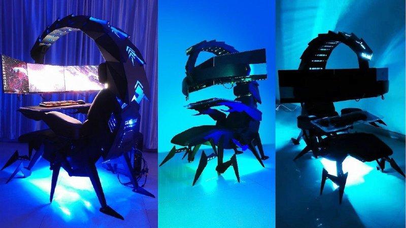 The strongest & mad gaming chair to Japan! The near future scorpion -type gaming chair "GEESCORPION" is released!