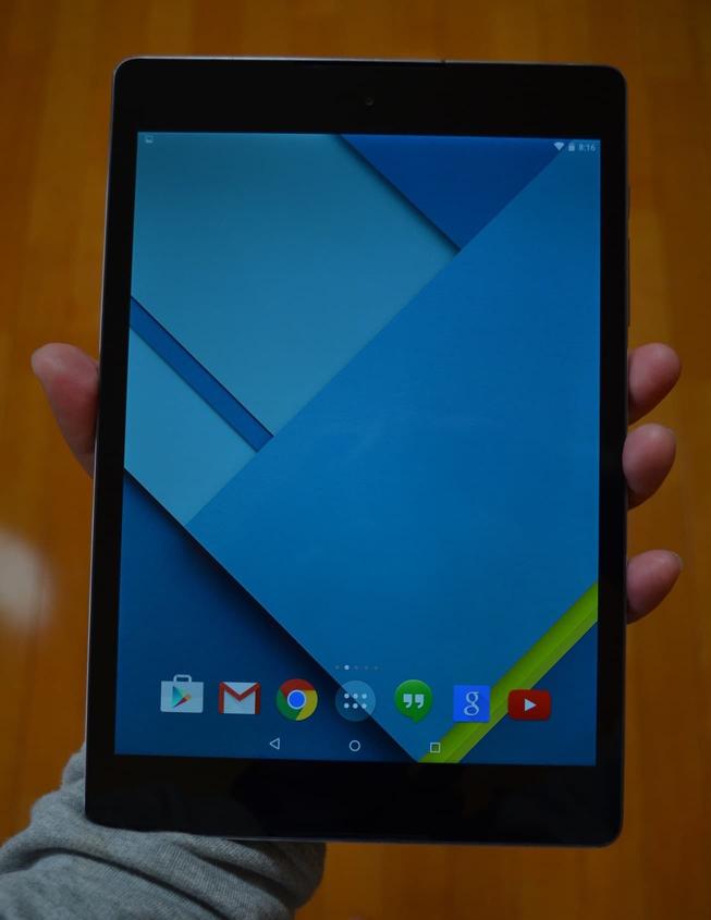 Try an e -book on Google's Android 5.0 tablet "Nexus 9"