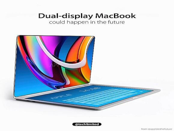 2画面MacBookの特許出願〜モジュール構造で複数の組み合わせが想定