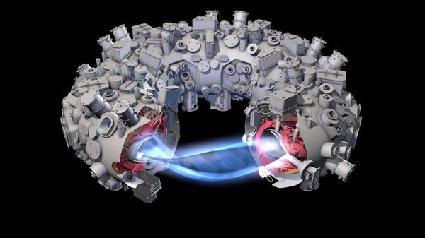 The new fusion reactor "Wendelstein 7-X" was started for the first time and successfully generated helium plasma.