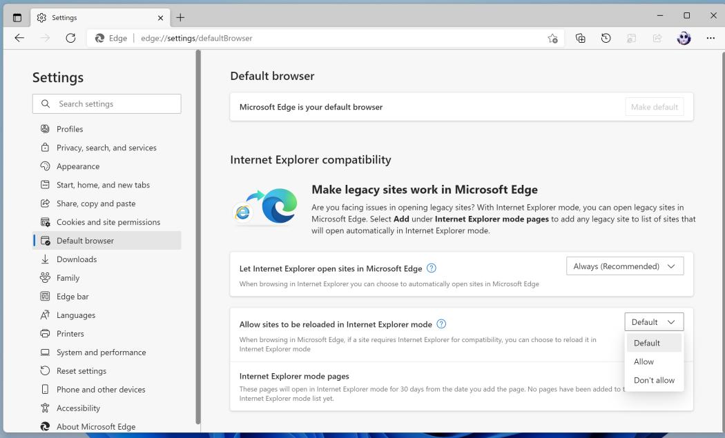 How to Enable Internet Explorer Mode in Windows 11