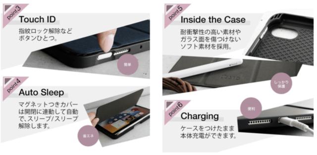 iPad mini 6に対応、Apple Pencil（第2世代）を充電できるホルダー付きケースと紙のような描き心地を実現したフィルムを発売 企業リリース  