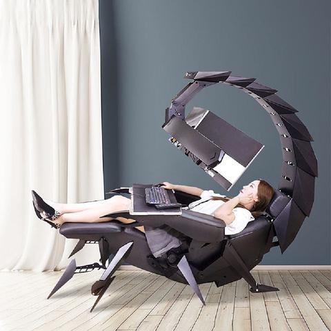  A comfortable gaming life with a futuristic design.Scorpion type gaming chair "Gee Scorpion" is on sale