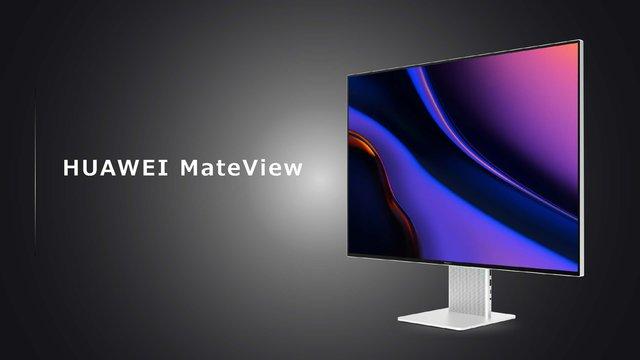 Huawei, wide LCD display with integrated sound bar "Mate View GT"
