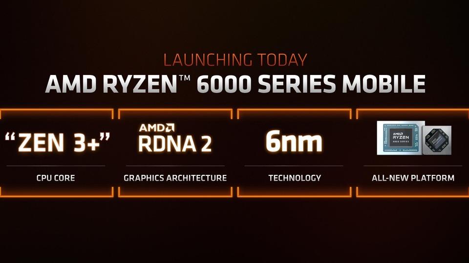 AMD、ノートPC向けチップ「Ryzen 6000」を発表。パフォーマンス大幅アップ #ces2002