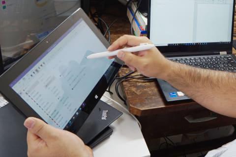 Work from home comfortably with "pen and tablet" instead of paper!Solve your thoughts that cannot be words in sync