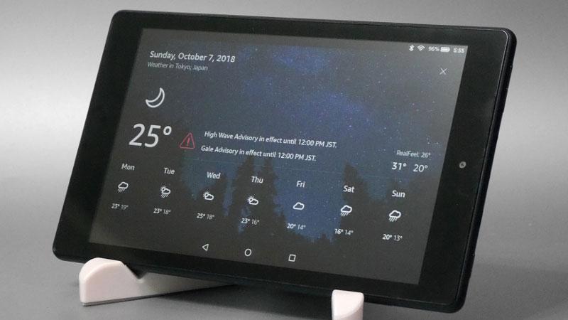「Fire」タブレットがスマートスピーカーに早変わり？　「Alexaハンズフリー」を試す：山口真弘のスマートスピーカー暮らし（1/2 ページ）