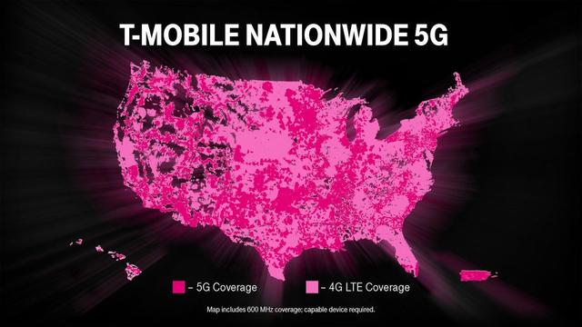 I envy you! 5G service covering more than 60% of the United States appears