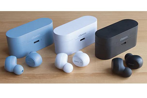 CHEERO, a complete wireless earphone that makes the charging case a smartphone stand.2980 yen including tax