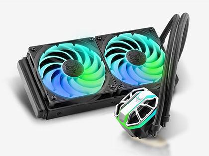Sapphire's glowing water -cooled CPU cooler is also available in LGA1700