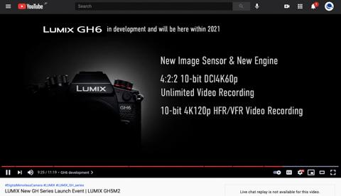 Panasonic announces delay in development of new G series flagship "LUMIX GH6". Expected to be delayed to early commercialization in 2022