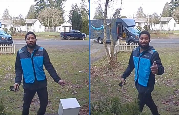 Amazon customers in America are asking for embarrassing delivery agents. Video.