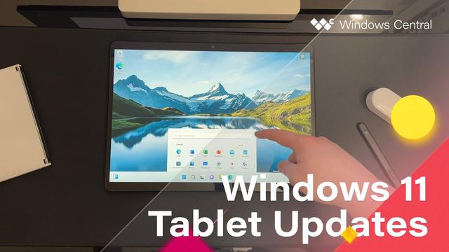 Hands-on with the new tablet mode improvements coming soon to Windows 11
