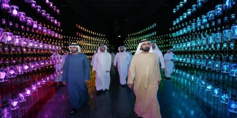 Video and pictures .. Mohammed bin Rashid looks at the experiences of the Future Museum