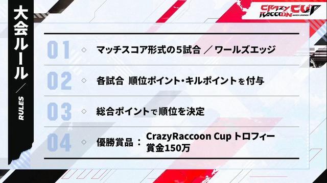 『Apex』ファン＆ゲーマー界隈で話題の『CRカップ』って何？今さら聞けない常識を徹底解説！ 