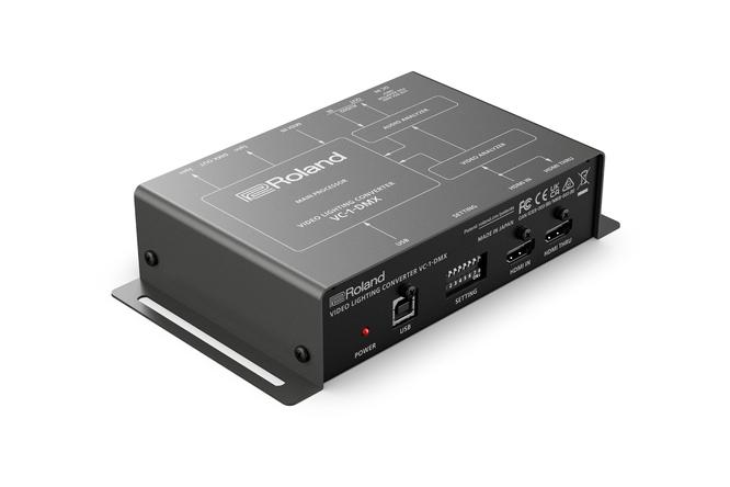 Roland publishes a video lighting converter VC-1-DMX that creates dynamic light