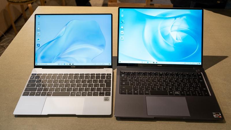 ファーウェイ、重量約1kgの13型ファンレスモバイルノート「MateBook X」を発表 