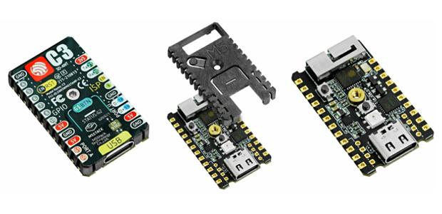 A media switch science that shows new manufacturing is now on sale of the "M5STAMP C3" series. Equessed ESPRESSIF ESP32-C3 for IoT Edge Devices