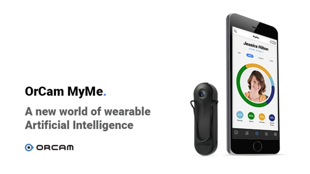 Wearable camera "OrCam My Me" that reminds you who is in front of you