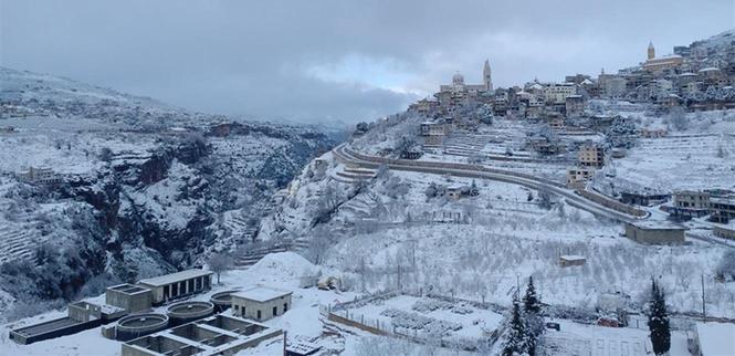 Stormy weather, severe cold, and snow touched the middle heights – Al-Manar TV website – Lebanon