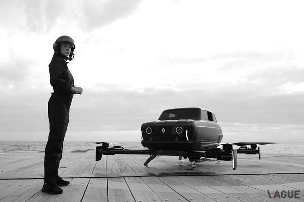 Renault "Cattle" has become a drone to commemorate the 60th anniversary of "car flies in the sky".