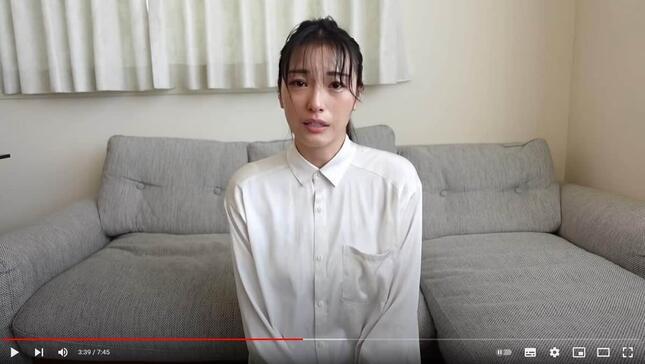 木下優樹菜さん　YouTubeで涙の謝罪　芸能活動再開へ「この仕事しかできない。娘のために働きたい」 