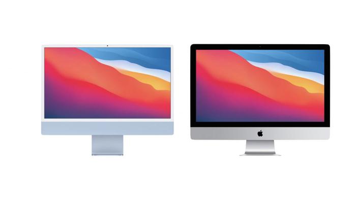 مقارنة Apple iMac 2021 M1 مع Intel iMac 2020