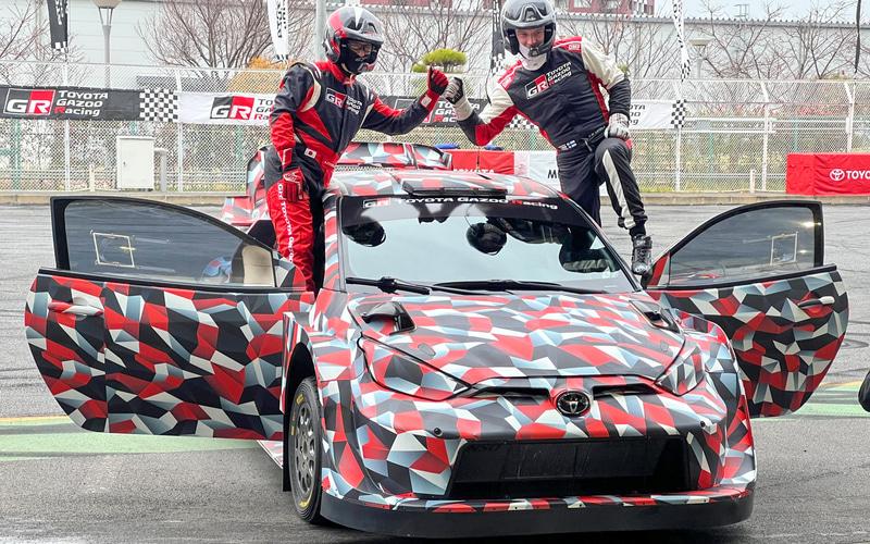 Toyota, maximum system output over 500PS Newly Developed Hybrid Rally Car 