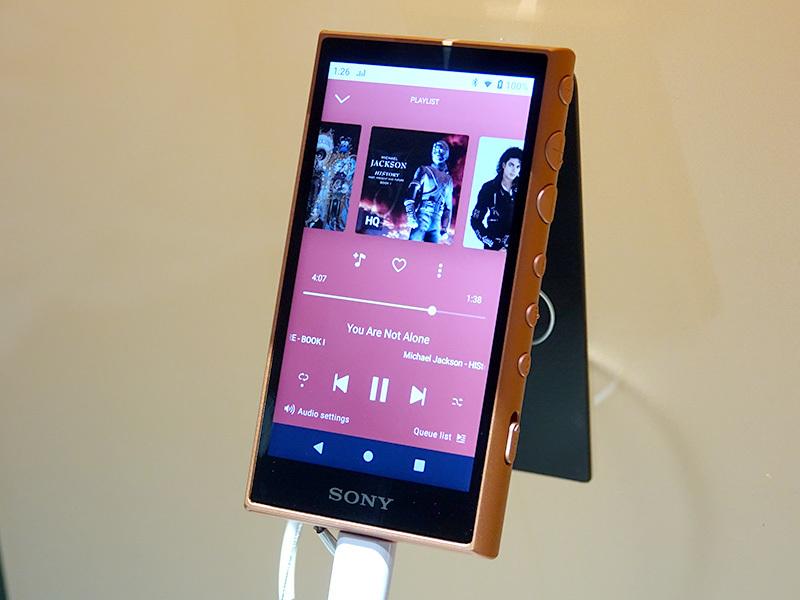 <IFA> Sony, a new Walkman "A100".High quality streaming with Android, USB-C adopted