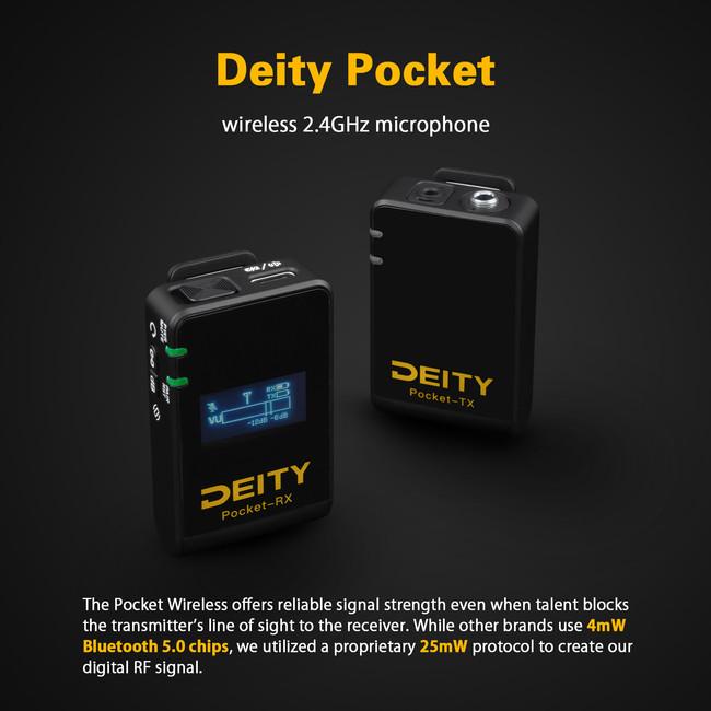 【新製品】Deity Pocket Wireless ワイヤレスマイクロフォン登場！撮影、vlog、youtube、インタビューなど使いやすいマイクロフォン。 